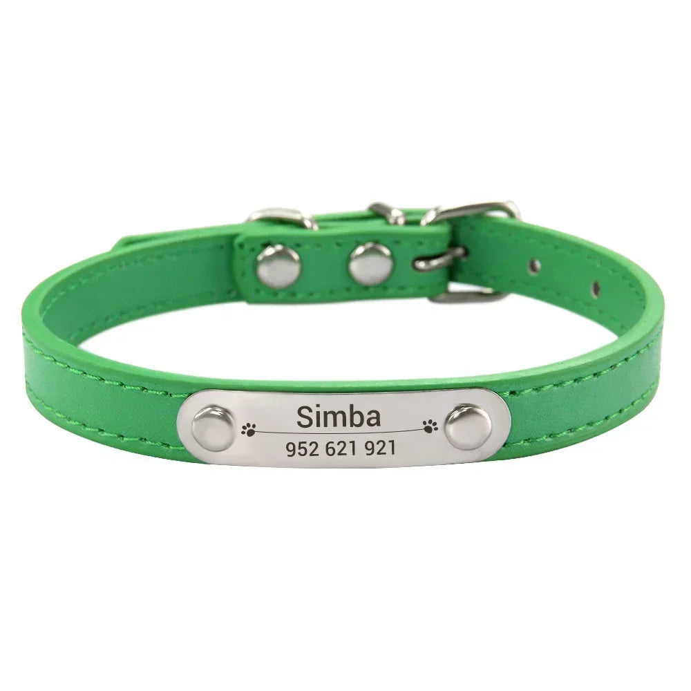 Collier de Chien Personnalisé avec Nom Sculpté