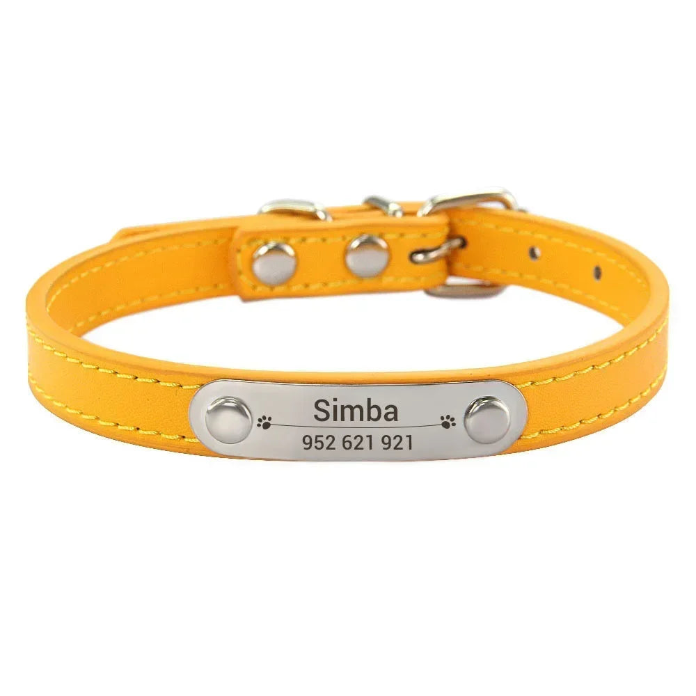 Collier de Chien Personnalisé avec Nom Sculpté