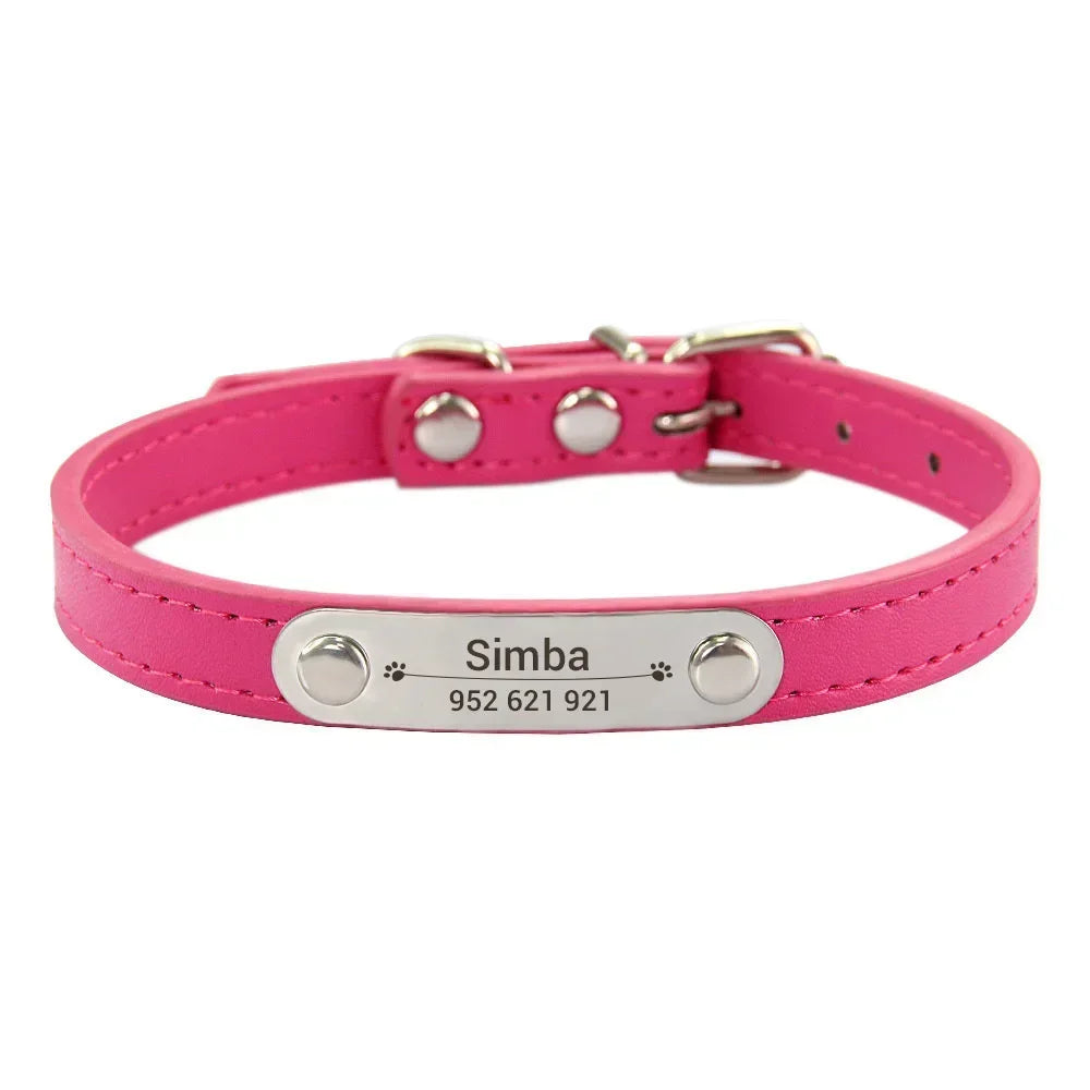 Collier de Chien Personnalisé avec Nom Sculpté