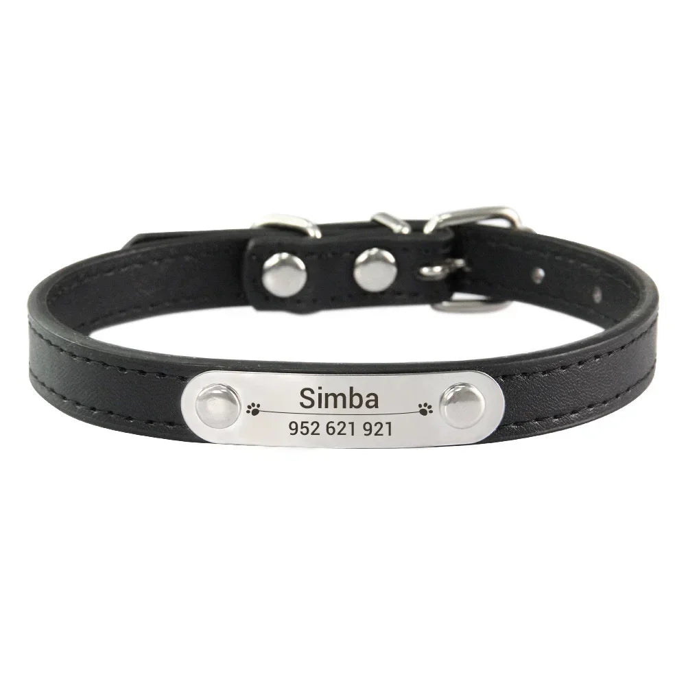 Collier de Chien Personnalisé avec Nom Sculpté