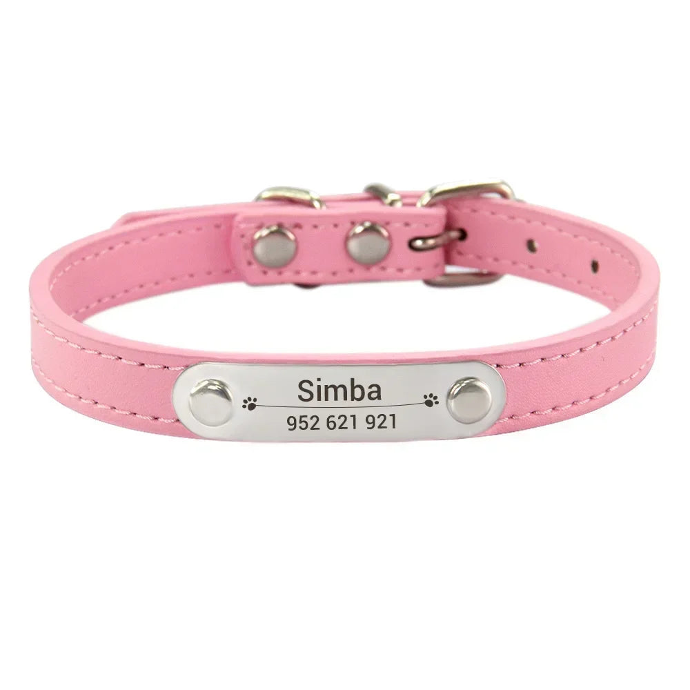 Collier de Chien Personnalisé avec Nom Sculpté