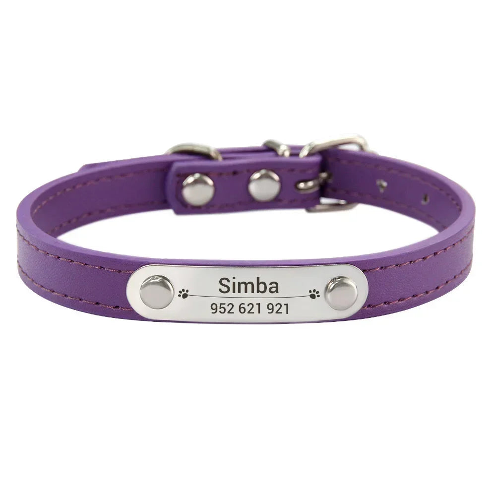 Collier de Chien Personnalisé avec Nom Sculpté